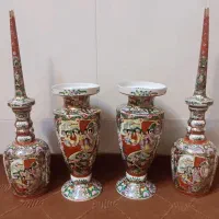 فروشگاه وخریدار ظروف قدیمی مرغی سرمه ای گلمرغی|ظروف سرو و پذیرایی|اصفهان, نقش جهان|دیوار