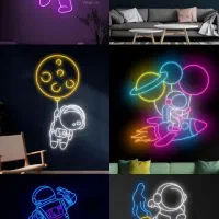 ساخت انواع نیون-نئون با بالاترین کیفیت|ریسه و چراغ تزئینی|رشت, دیانتی|دیوار