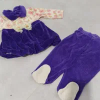 لباس دخترانه مخمل