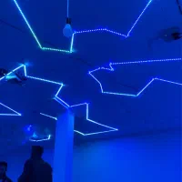 سقف ابری هوشمند موزیکال نصب تخصصی|ریسه و چراغ تزئینی|اراک, |دیوار