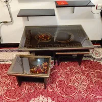 فروش یک دست مبل ۸ نفره +جلومبلی‌وبوفه|مبلمان خانگی و میز عسلی|مهاباد (آذربایجان غربی), |دیوار