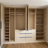 کابینت آشپزخانه و کمد دیواری و پله تمام چوب|خدمات پیشه و مهارت|شیراز, شریف‌آباد|دیوار