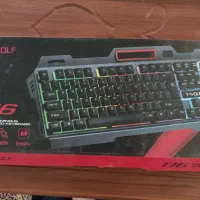 کیبورد گیمینگ rgb دار چند حالته|قطعات و لوازم جانبی رایانه|ابهر, |دیوار