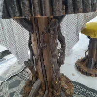 میز گرد و صندلی چوب جنگلی|میز و صندلی غذاخوری|تهران, المهدی|دیوار