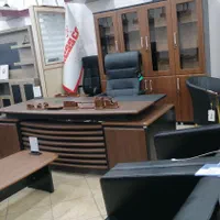 فایل اداری میز مدیریت کتابخانه کانتر نیلپر ۹۲۵|مبلمان اداری|قم, شاه ابراهیم|دیوار