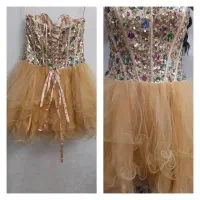 لباس های مجلسی نو و سنگ دوزی شده