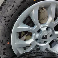 رینگ و لاستیک گوزنی ۱۶ اینچ ۵ پیچ|قطعات یدکی و لوازم جانبی|اهواز, کمپلو شمالی|دیوار