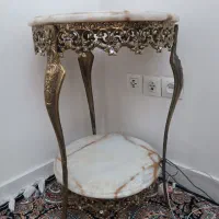 ساعت و میز تلفن و سطل و جا دستمال برنز اصل|ساعت دیواری و تزئینی|ری, منصوریه منگل|دیوار