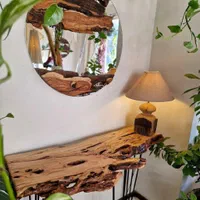 ست آینه کنسول زیتون