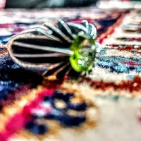 انگشتر تک چنگ زبرجد