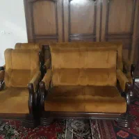 مبل هفت نفره راحتی|مبلمان خانگی و میز عسلی|میانه, |دیوار