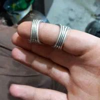 انگشتر نقره سنگ توپاز|جواهرات|خمینی‌شهر, |دیوار