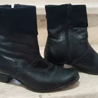 نیم بوت دست دوز تمام چرم