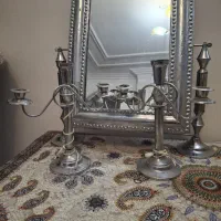 آینه شمعدان همراه میز کنسول