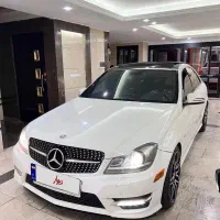 بنز c200 فولترین مدل 2008با کیت amg+نیوفیس 2014