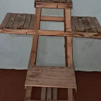 پایه گل و گلدان،استندچوبی