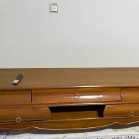 میز تلویزیون تمام چوب