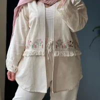 دوخت مانتو پالتو بارونی.