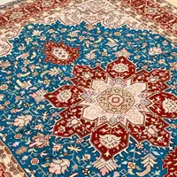 فرش ۳ متری تبریز طرح هریس زمینه فیروزه ای|فرش|تهران, سلسبیل جنوبی|دیوار