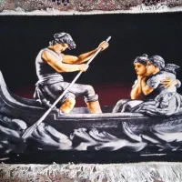 دوعددتابلوفرش دستباف|تابلو فرش|تهران, انبار نفت|دیوار