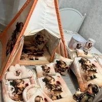 ستخواب نوزادی سیسمونی/ست دم دستی*تشک گارددار|اسباب و اثاث بچه|اسلام‌شهر, صادقیه|دیوار