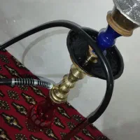 قلیون برنجی دوسیب قدیمی به شرط|کوهنوردی و کمپینگ|میانه, |دیوار