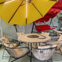 الاچیق چادر پرسه  سایبان پرتقالی