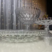 کریستال پذیرایی، سوگا ژاپن، ظرف پایه دار|ظروف سرو و پذیرایی|تهران, بنیهاشم|دیوار