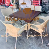 میز و صندلی پلاستیکی مدل فرهاد