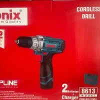 دریل شارژی رونیکس ۱۲ ولت ۸۶۱۳