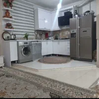۷۶متر/اندیشه/سنددار/دوخواب/بازسازی پارکینگ انباری