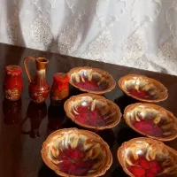 ۶ کاسه و ۱ دیس و ۲ نمکدان و آبلیمو خوری ژاپن نو