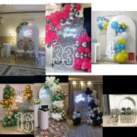 اجرای انواع دیزاین بادکنک آرایی تولدوگل آرایی عقد