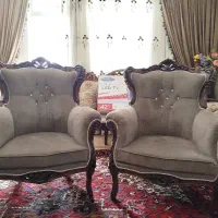 یک دست مبلمان ۹ نفری استیل