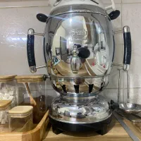 سماور گازی در حد نو با قوری کاملا سالم