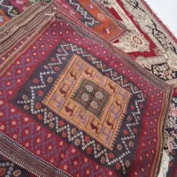 سفره و گلیم دست بافت|گلیم، جاجیم، گبه|بافت, |دیوار