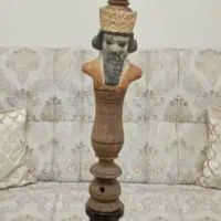 قلیان چوبی بهمراه شیشه