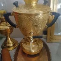سماور قلمزنی برنزی