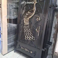 فرفورژه دار شکیل درب حیاطی باغی ویلایی سنگین بارنگ|مصالح و تجهیزات ساختمان|تهران, آذری|دیوار