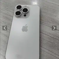 گوشی آیفون ۱۵پرو ۲۵۶سیلورza باطری ۹۰ دو سیم رجیستر