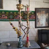 دوعدد قلیان حاج اوغلی مینا کاری سنگین ۱۷میلیون