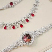 ست کامل نقره سنگ یاقوت خور جواهراتی ۰۱۸۳|بدلیجات|تهران, بازار|دیوار