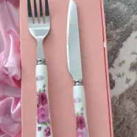 ۴ دست کارد و چنگال میوه خوری کاملا نو