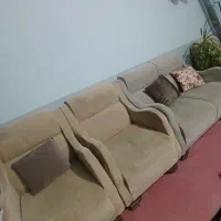 فروش یک دست مبل هشت نفره تمیز ومرتب|مبلمان خانگی و میز عسلی|کاشمر, |دیوار