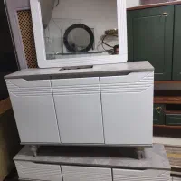 کنسول با اینه گرد مدل حانی|بوفه، ویترین، کنسول|قم, نیروگاه|دیوار