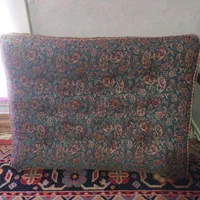 دوتا پشتی ماشینی رویه ترمه داخلش الیاف
