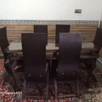 میز ناهار خوری ۶ نفره|میز و صندلی غذاخوری|بروجرد, |دیوار