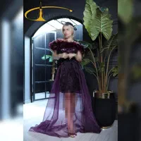 پیراهن مجلسی ست مادردختری مدل پر (آماده در مزون)|لباس|تهران, هفت حوض|دیوار