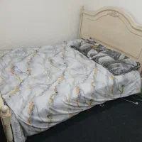 تخت ۲ نفره با اینه و تشک طبی