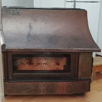 بخاری گازی طرح شومینه